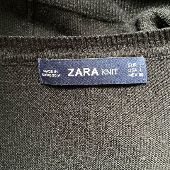 Zara knit black sweater - Picture 5 of 5